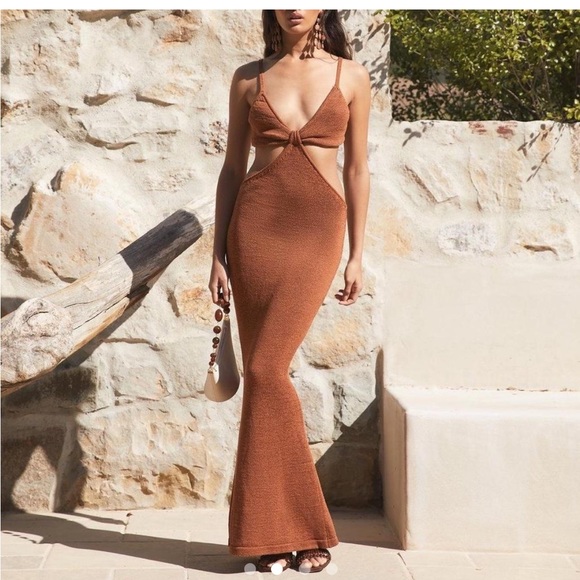 Cult Gaia Serita Dress in Amber - Picture 10 of 10